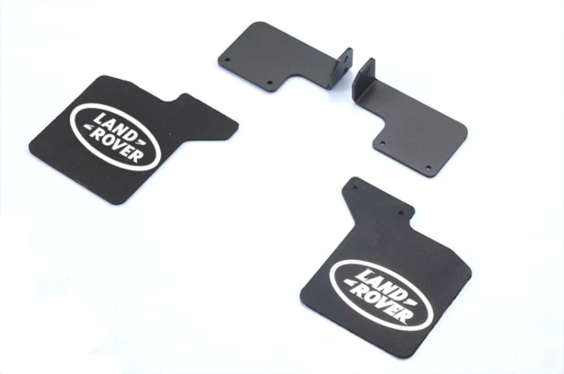 2pcs Rubber Rear Fender Mud Flaps For 1/10 Rc Crawler Land Rover Defender Traxxas Trx-4 Trx4 | Игрушки и хобби