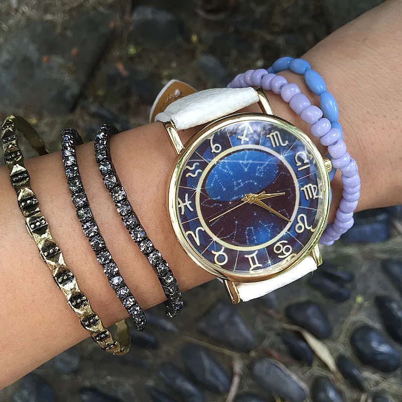 Европейская и американская мода Лидер продаж женские часы из серии звезд с