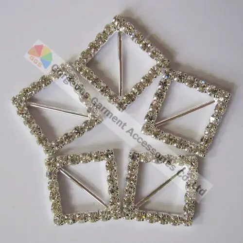 100 шт Алмазная форма Чешский прозрачный кристалл горный хрусталь слайд Пряжка