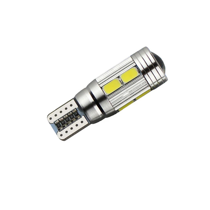 T10 10 SMD 5630 LED объектив проектора автомобильные Габаритные фонари W5W 501 10SMD 5730