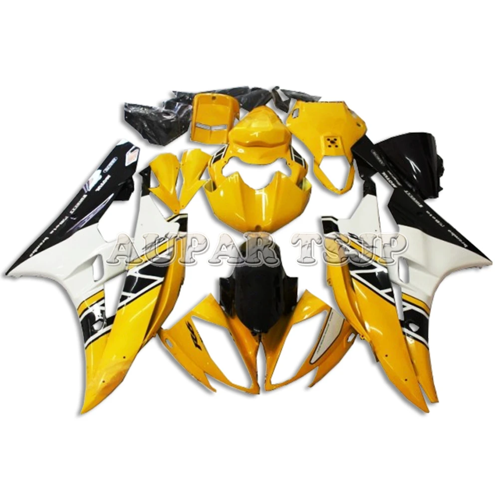 

Yellow White Black Lower Cowlings Fit For Yamaha 2006 2007 YZF-600 R6 06 07 Sportbike Injection Plastic Pieces Motorcycle Covers