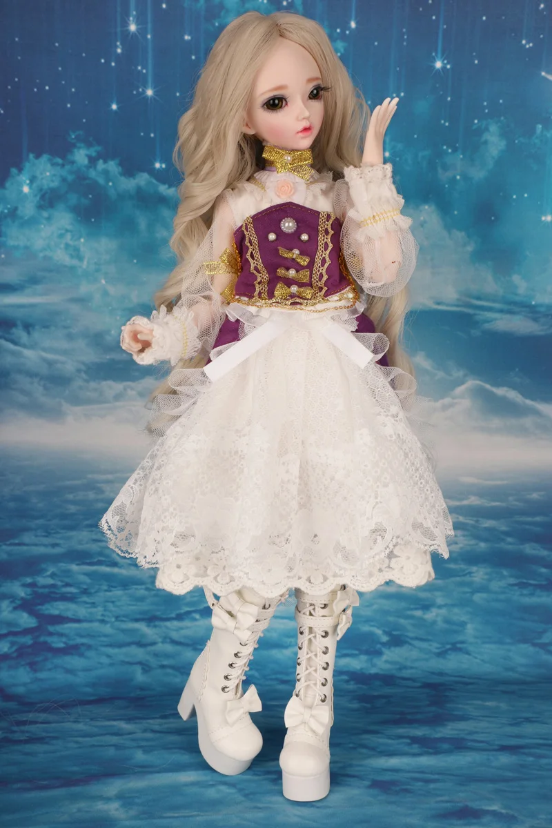 Полный комплект кукла 1/4 Bjd Sd модная Кукла из смолы с глазами для маленькой