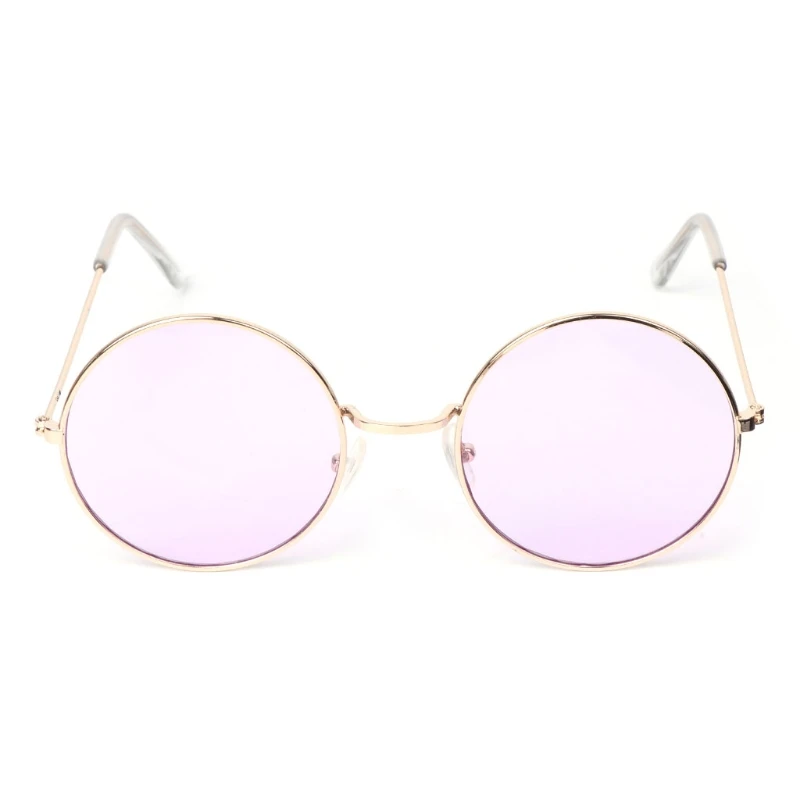 Круглые Солнцезащитные очки винтажные женские и мужские ретро модные линзы