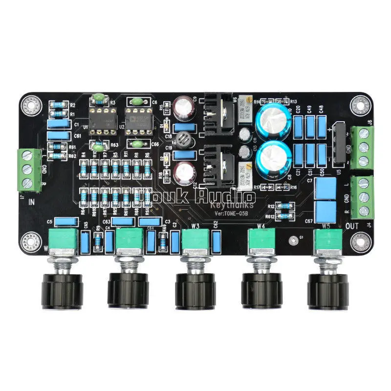 Предусилитель Douk Audio OPA2604 AD827 OP amp предусилитель плата управления громкостью и