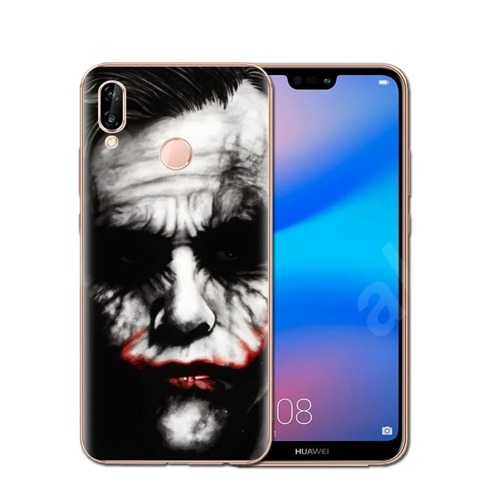 Силиконовый чехол для телефона huawei P10 P20 Pro P9 P8 Lite Коврики 10 Y5 Y6 II Y7 2017 honor 9 6X 7X клоун