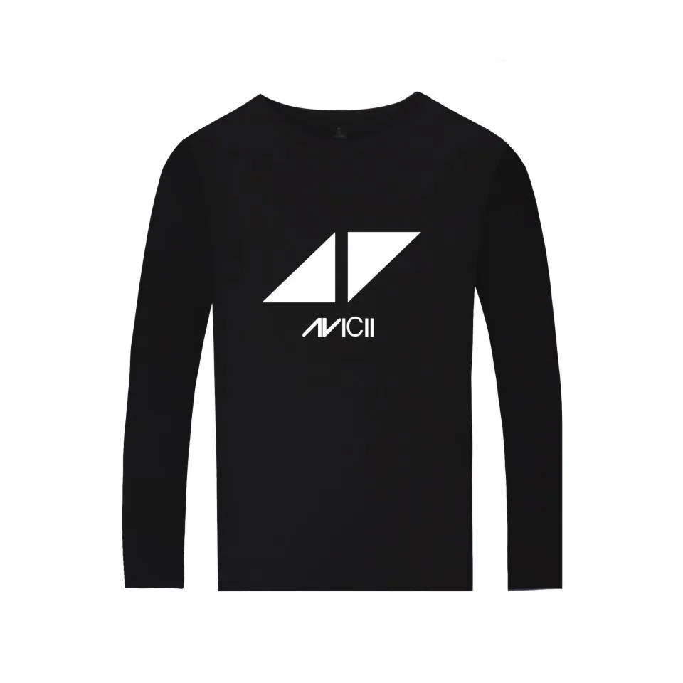 Футболка DJ avicii для мужчин и женщин модная тенниска с длинным рукавом уличная