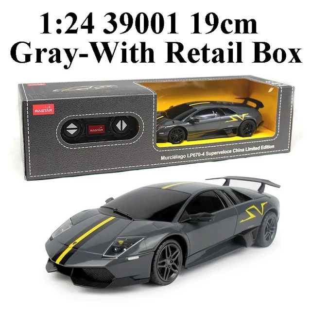 Rastar 1:24 4CH RC автомобили коллекции машинки на радиоуправлении машины на пульте дистанционного управления игрушки для мальчиков девочек детские подарки - Цвет: Светло-желтый