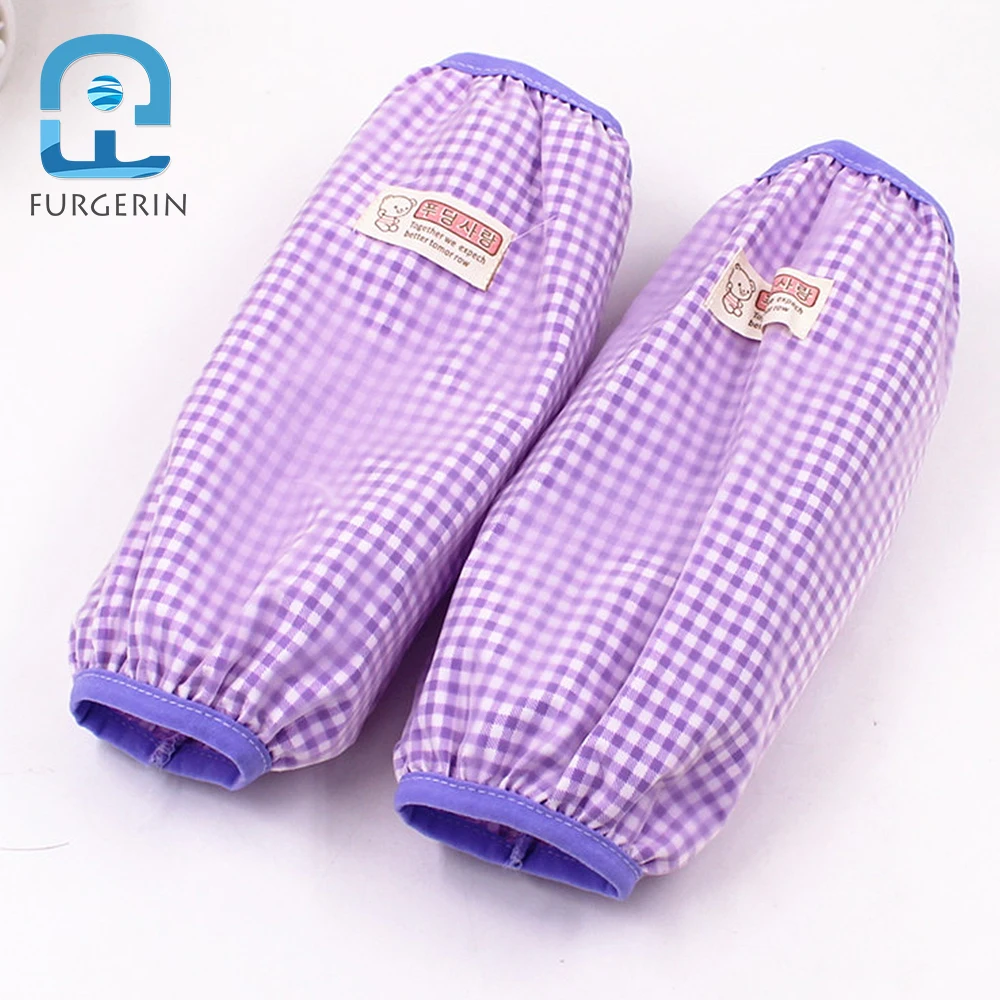 FURGERIN Oversleeve waterproof Dirt proof Checks Oversleeves аксессуары для дома кухня oversleeves двухслойный