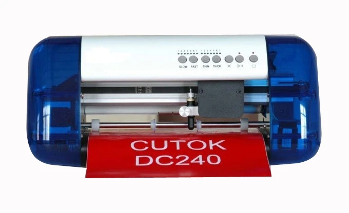 Портативный режущий плоттер Mini Vinyl Cutter Cutok DC240 с лазерной указкой красной