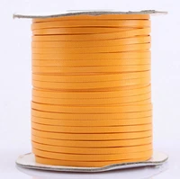 4mm orange flat korea polyester waxed cord wax rope thread100yardsrolljewelry findings accessories bracelet necklace string