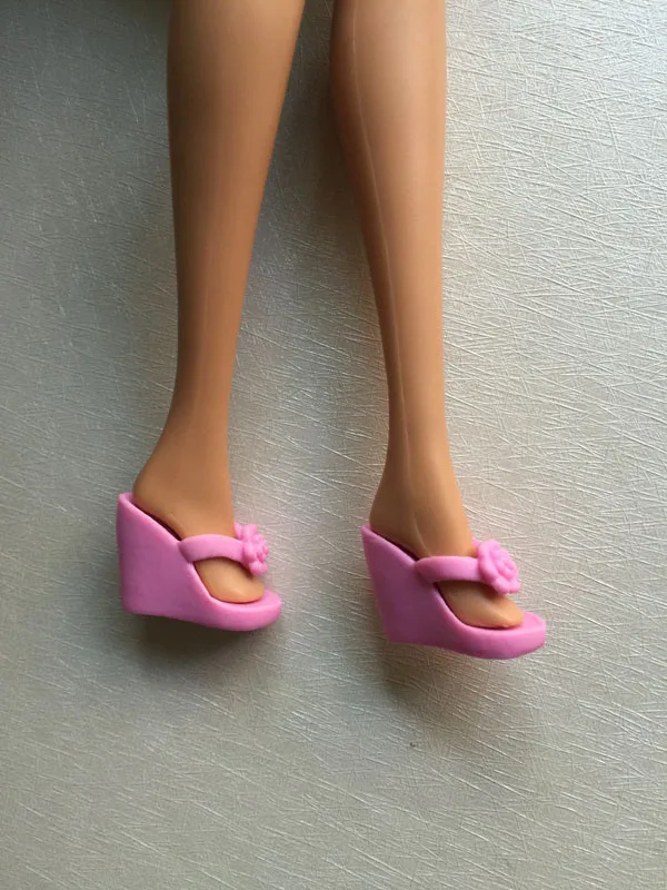 Розовая обувь на высоком каблуке для кукол Барби BBI372|doll high heels|shoes for dollshigh heel doll shoes