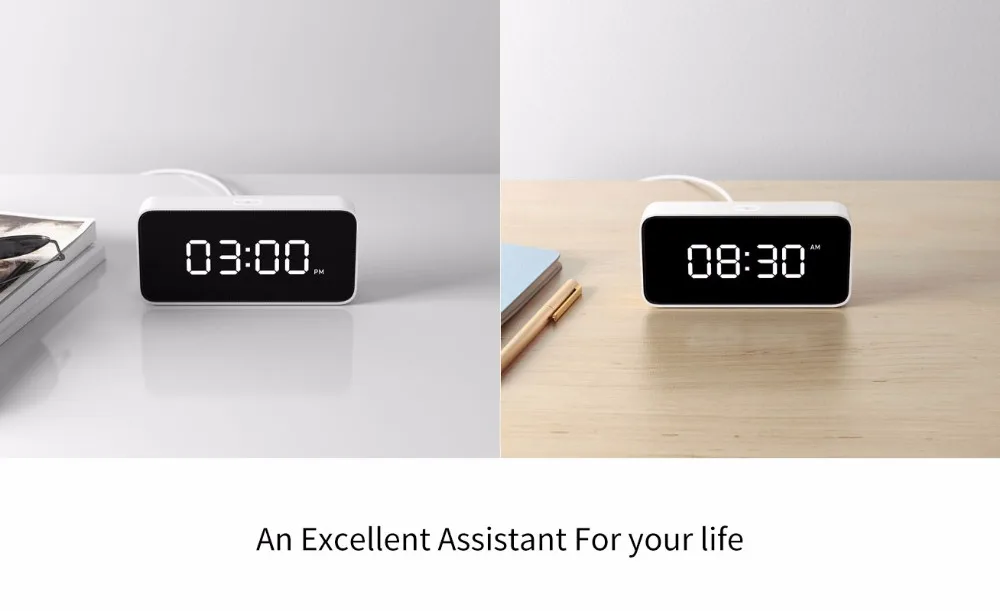 Умный голосовой будильник Xiaomi xiaoai работает с приложением mijia mi home|Смарт-гаджеты| |