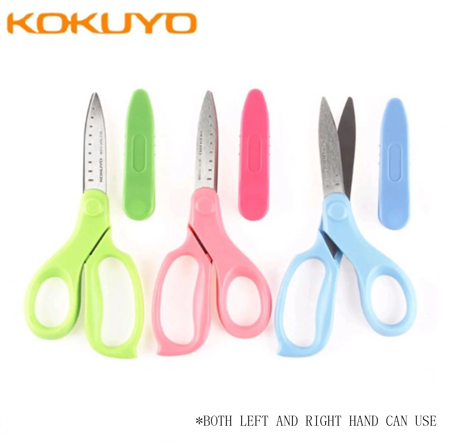 

TUNACOCO JAPAN KOKUYO Stainless Steel Scissors Art Scissors Hand Paper Cutting Stationery children gift Student Office qt1710091