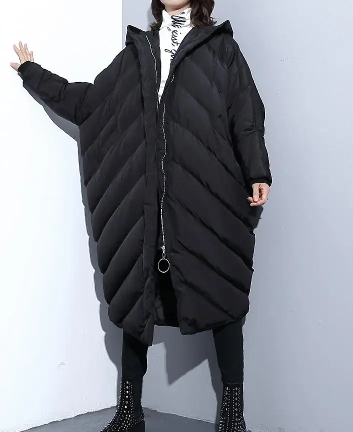 2018 зимняя женская куртка с капюшоном плюс размер модные парки для обслуживания