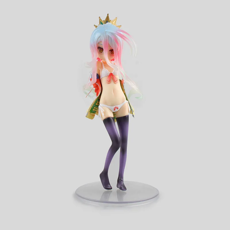 HKXZM аниме Рисунок 22 см нет игры жизни Аквамарин Shiro бикини Ver. ПВХ фигурка
