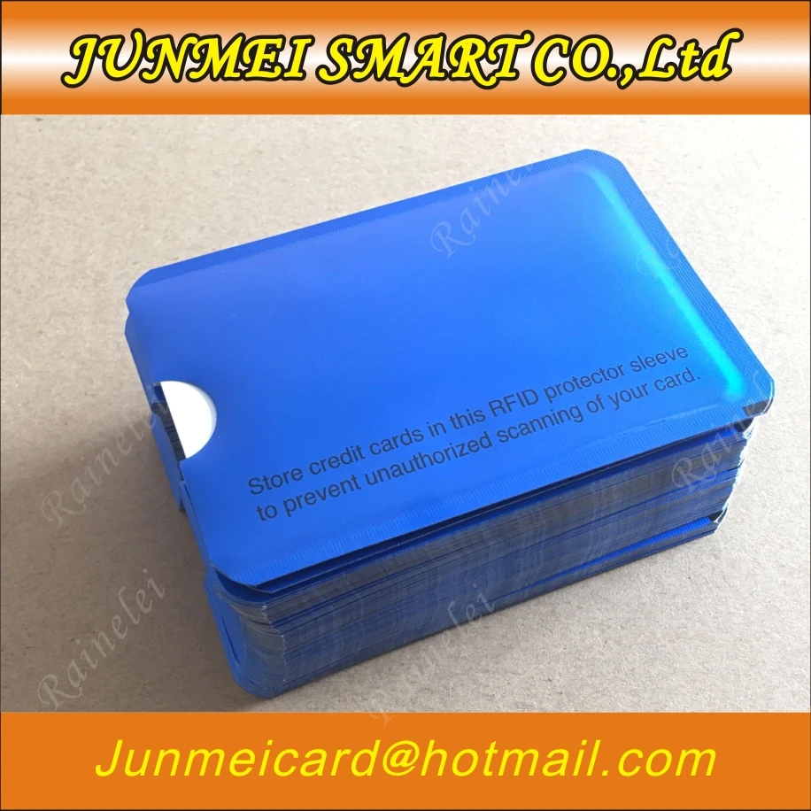 100PCS RFID Shielded Sleeve Card 13.56mhz IC card Protection NFC Prevent unauthorized scanning | Безопасность и защита