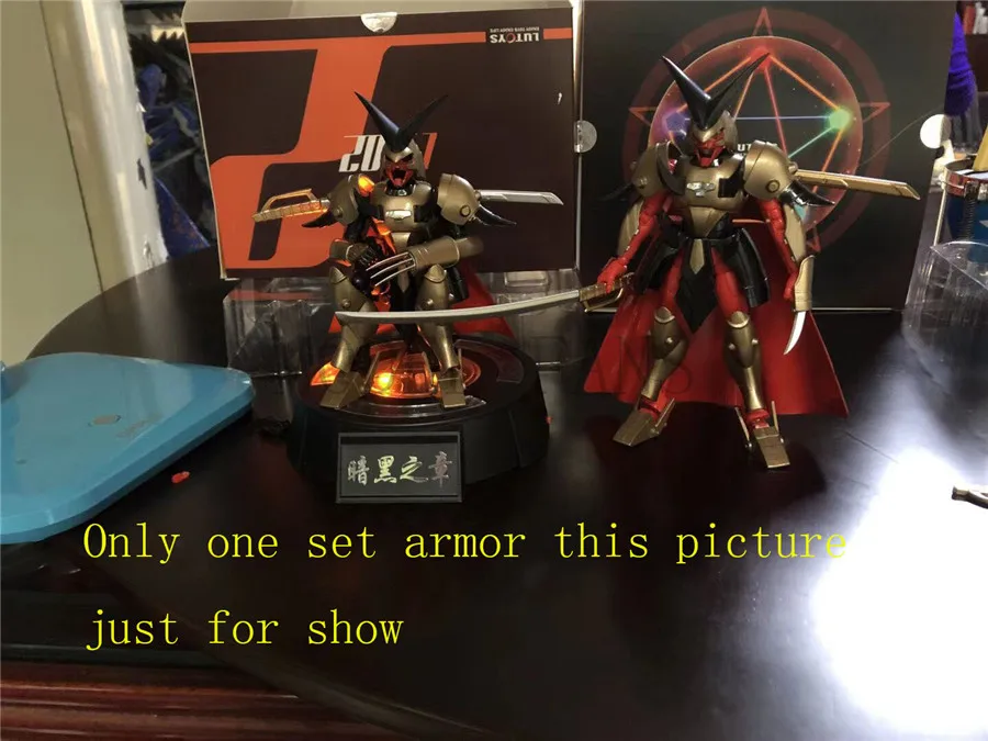 Фанаты моделей в наличии lutoys модель Ronin Warrior yoroaken Samurai Troopers демон темноты генерал