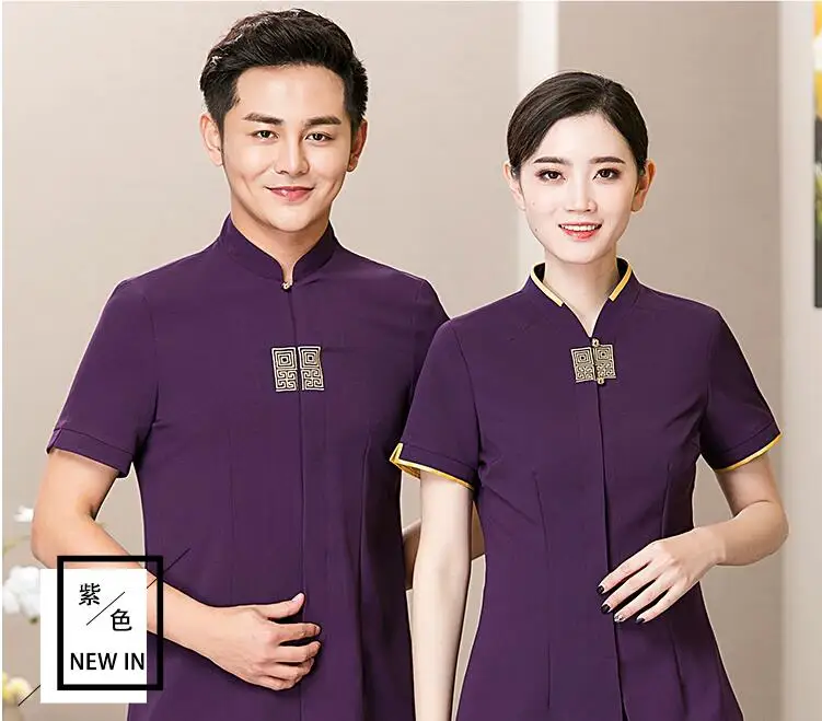 Ресторанах западного стиля официанта Повседневная обувь короткий рукав Модные