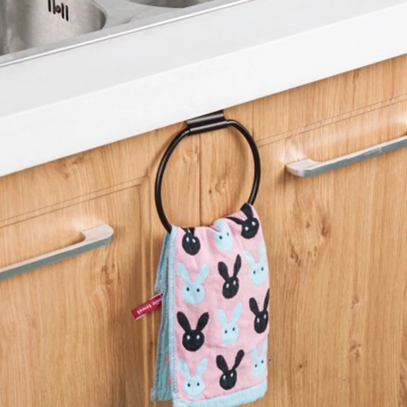 1 P темно коричневый Полотенца кольцо держатель стойки кованого железа Винтаж