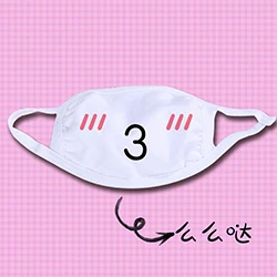 Kawaii Dust Mask, 1 шт., Kpop, милая, аниме, мультяшная маска, муфельная, душевная маска, Kpop, смешная, унисекс, хлопковая маска - Цвет: 10