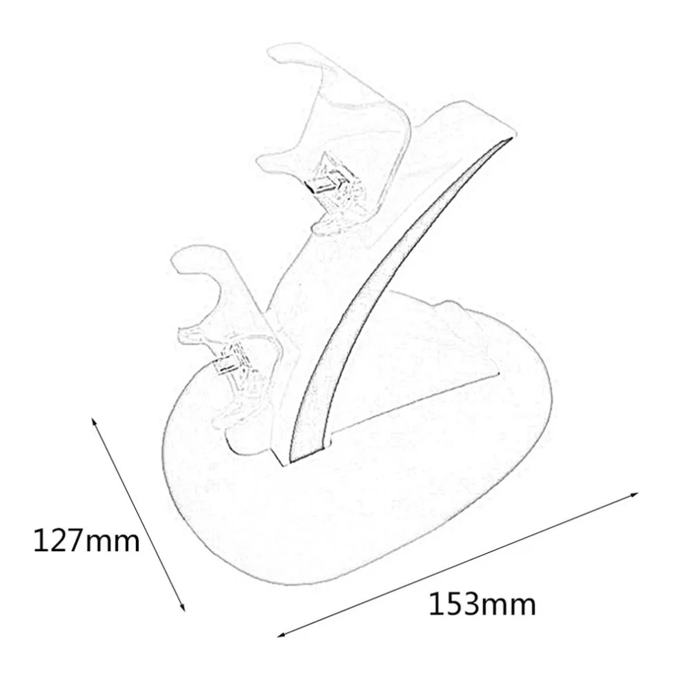 Светодиодный Micro двойной контроллер зарядное устройство 2 светодиодный Micro USB ручка Быстрая Зарядка Док-станция Подставка зарядное устройство для PS4 контроллер