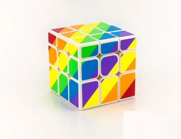 YJ MoYu Неравные 56 мм кубик рубика 3x3x3 Литые Покрытием magic cube Puzzle Кубы Professional Cubo cubo