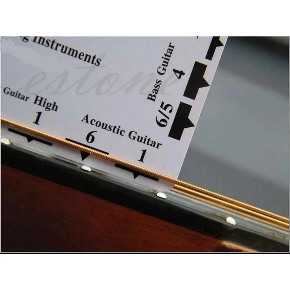 

B39 1pc Guitar String Action Gauge Ruler Measuring Tool Bass Classical Electric Acoustic