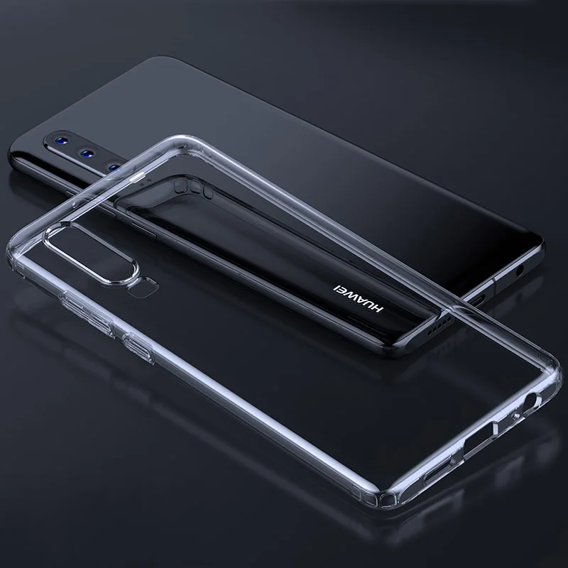 

Luxury anti-fall For Huawei P30 Pro Silicone Phone Case Cover For Huawei P30 P20 Pro P30 Lite Transparent Soft TPU Clear Case