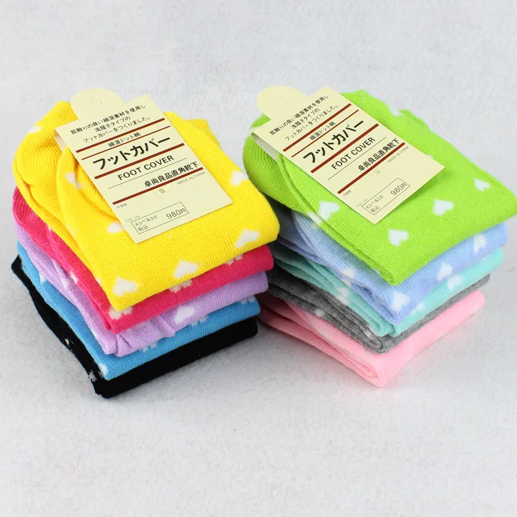 Носки следки женские карамельных цветов классические удобные разных с принтом в