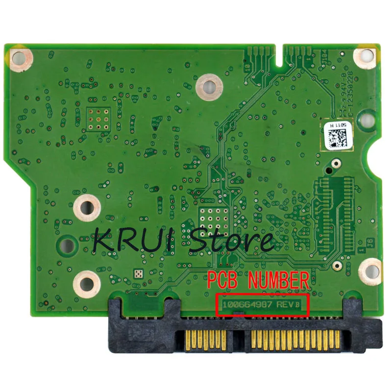 Бесплатная доставка ST2000VX000 2 ТБ HDD номер печатной платы: 100664987 REV B 5011H|Печатные