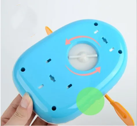 iPiggy Bath Toy Dog Pattern Rotate Shake Move Forward Swing Boating Shower Game Clockwork For Baby Gift | Игрушки и хобби