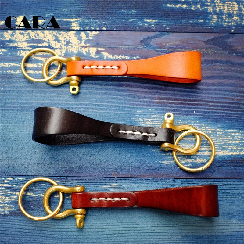 Новинка женский брелок для ключей из натуральной кожи от мотоцикла мужской