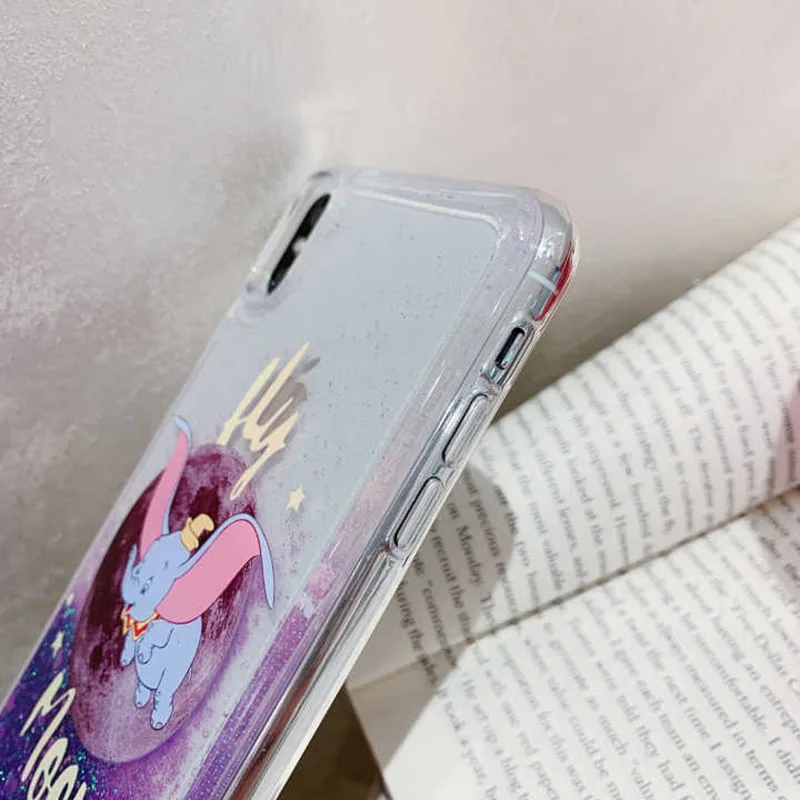 Чехол для Телефона Fly Moon Elephant блестящий жидкий мягкий чехол из ТПУ Xiaomi Mi 8 Lite 9 se Mix 2S