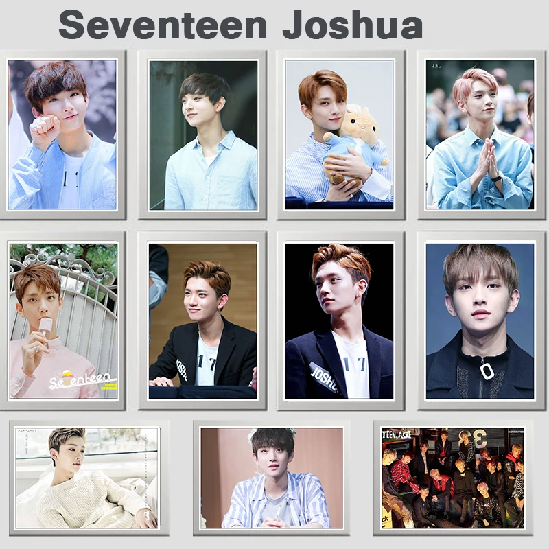 Diamond painting kids Seventeen Joshua photo star diamond embroidery icons new year decorations for home | Дом и сад