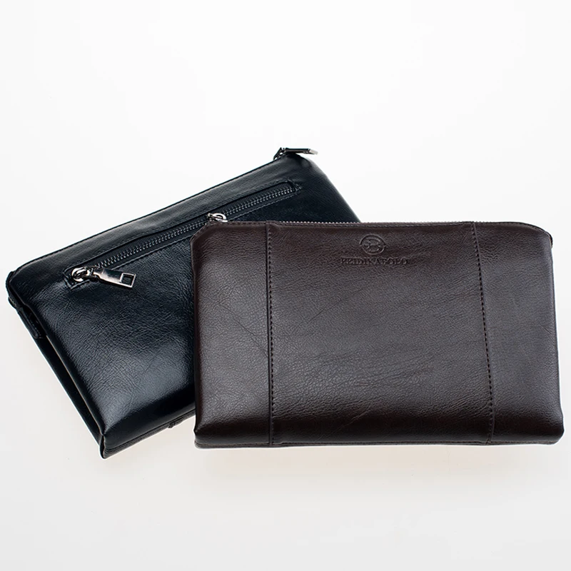 Luxury Wallets PU Leather Male Purse Business Cluth Men Long Wallet Business Designer Brand Mens Handy Bag Carteira Masculina