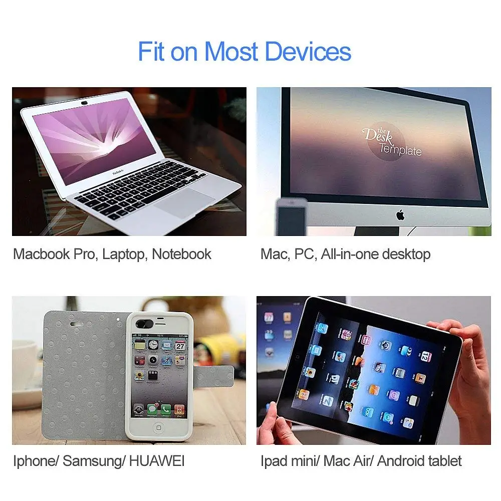 Ambibull ультра тонкий веб камера Обложка Наклейка слайд для iPhone iPad MacBook iMac samsung Xiaomi