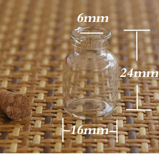 500 шт. Wholesale1.5ml стеклянная бутылка с деревянная пробка прозрачная горловина под