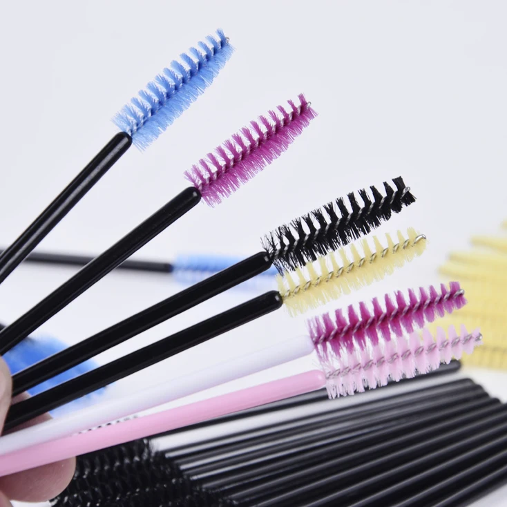 Одноразовые кисти аппликаторы для нанесения туши ресниц 10 шт.|eyelash mini brush|makeup
