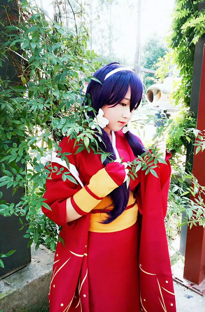 Кимоно бродячие псы Kyoka Izumi костюм для косплея с черным бантом 11|cosplay costume|kimono