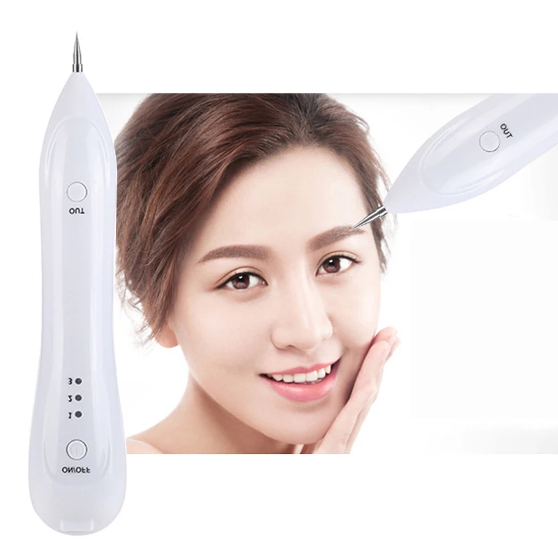 

Mole Remover Pen Sweep Spot Tattoo Freckle Wart Corns Dark Spot Pimple Remover Tool for Face Skin Care 3 Files Beauty Machine