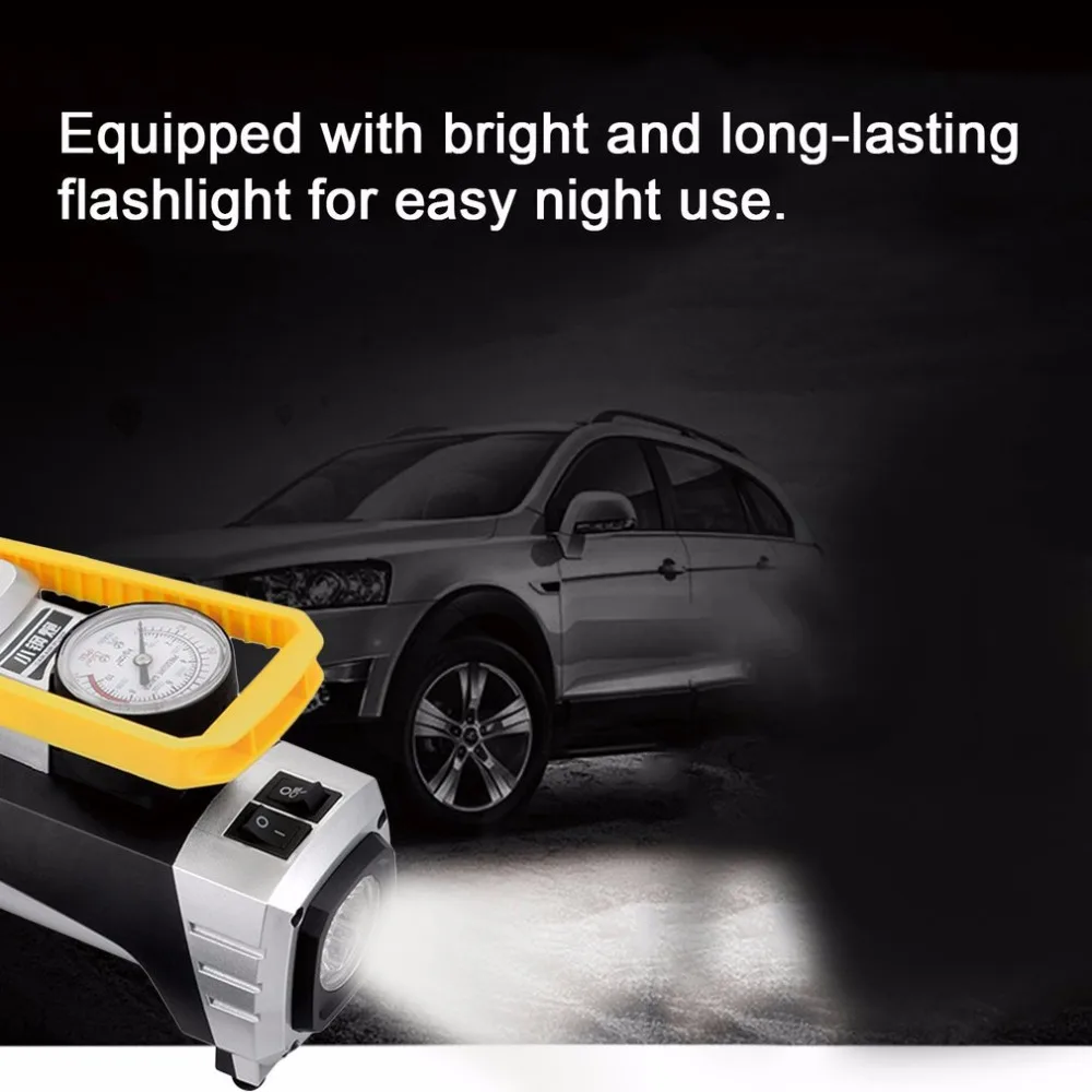 12 В автомобильный шинный насос электрический воздушный компрессор портативный