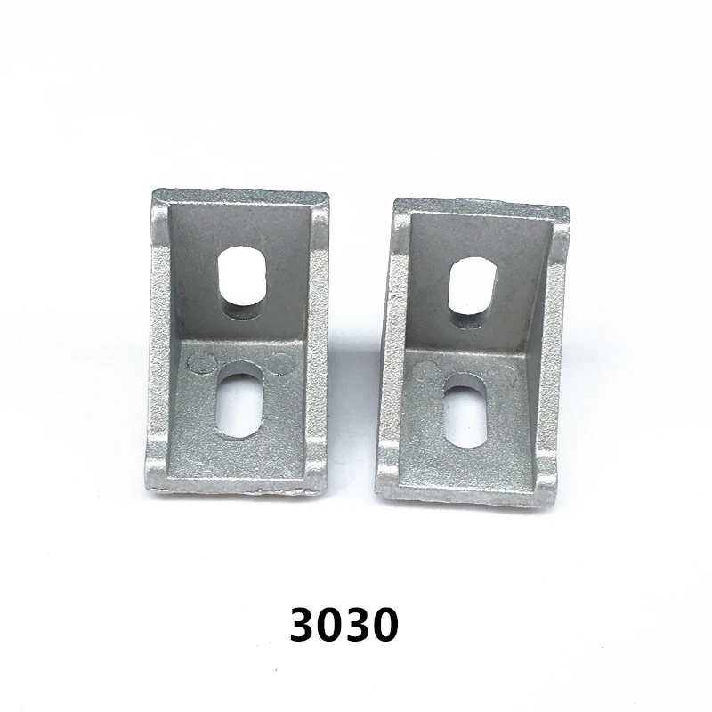 Угловой фитинг 20 шт./лот 3030 угловой алюминиевый разъем 35x35 л крепежный кронштейн