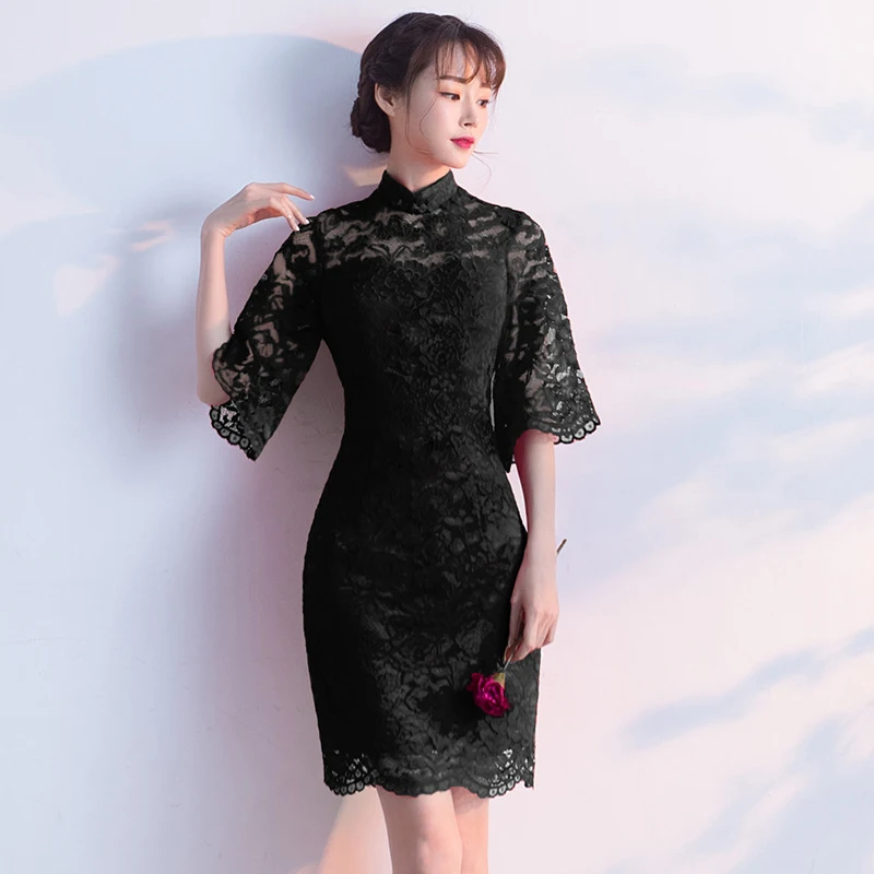 Женское вечернее Ципао длинное платье в стиле ретро традиционном китайском