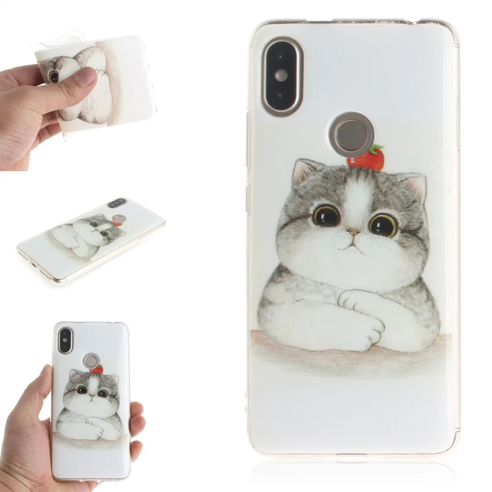 Nutbro Luxury Panda Cat Case For Funda Xiaomi Redmi S2 Y2 Mi A2 Lite 5.84 6A Pro Note 5 Cover Euti |