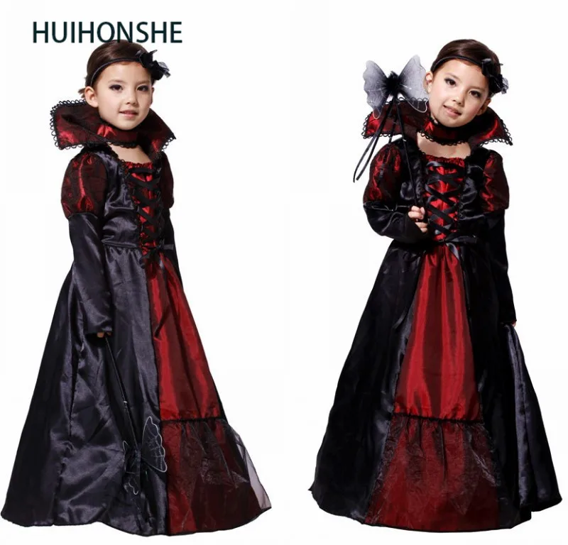 Карнавальный костюм для девочек длинный Хэллоуина|costume for kids|costumes forcostume children |