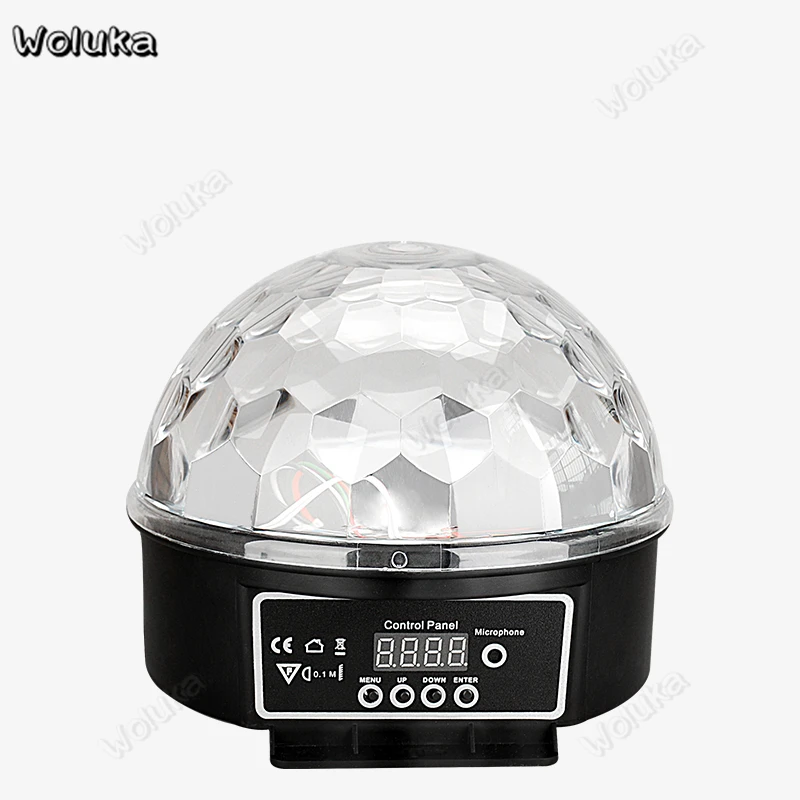 DMX512 Magic Ball 6 Colors LED Disco Light Party Laser DJ lighting Effect Club Flash Bar Sound Control CD50 W01 | Лампы и освещение