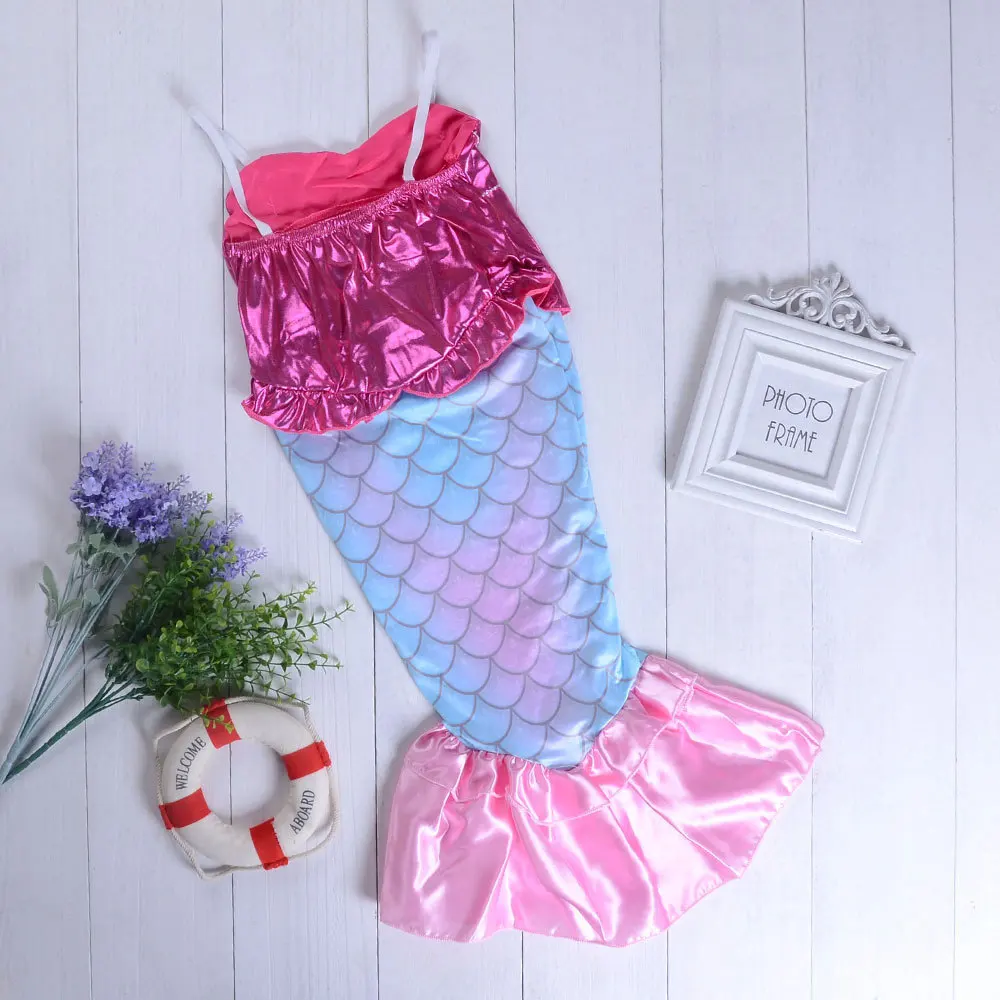Платье принцессы Ариэль для маленьких девочек Детский маскарадный костюм