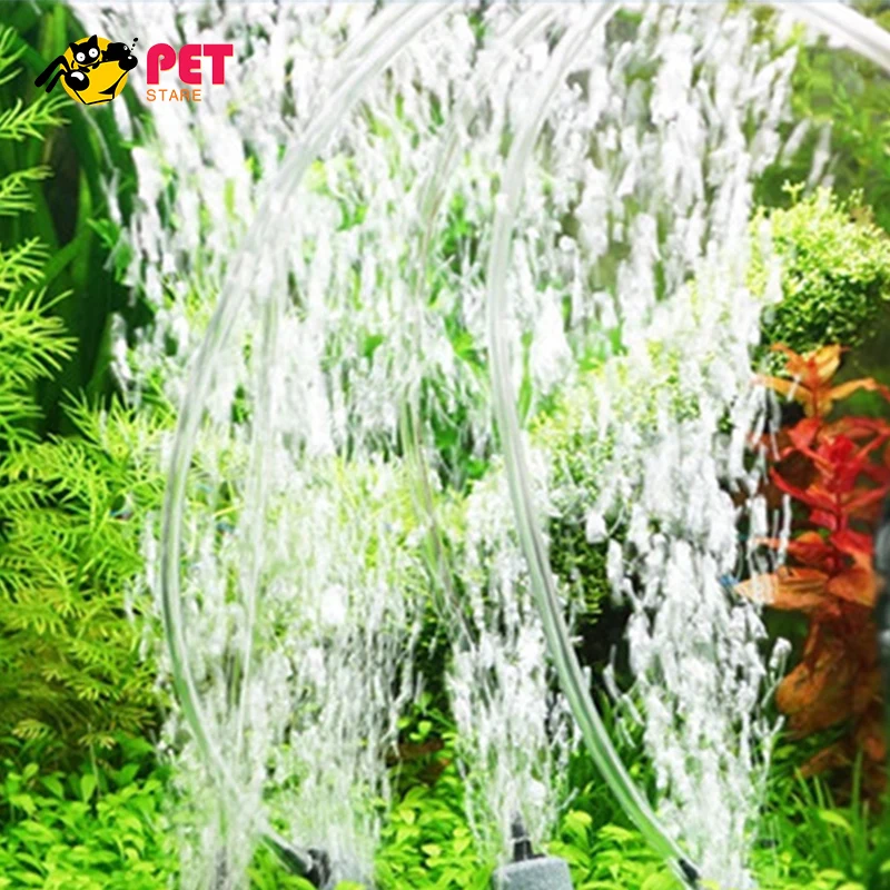 Оригинальный аквариум воздушный насос 220 В Регулируемый водяной один/двойной 4