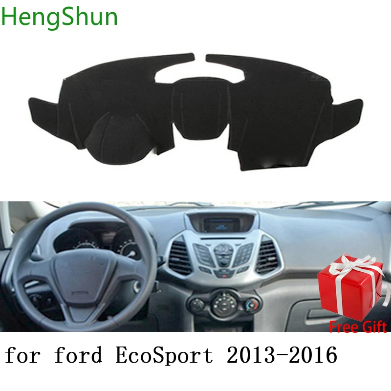Для Ford ecosport 2013 2014 215 2016 2017 автомобильный Стайлинг Даш коврик наклейка на приборную