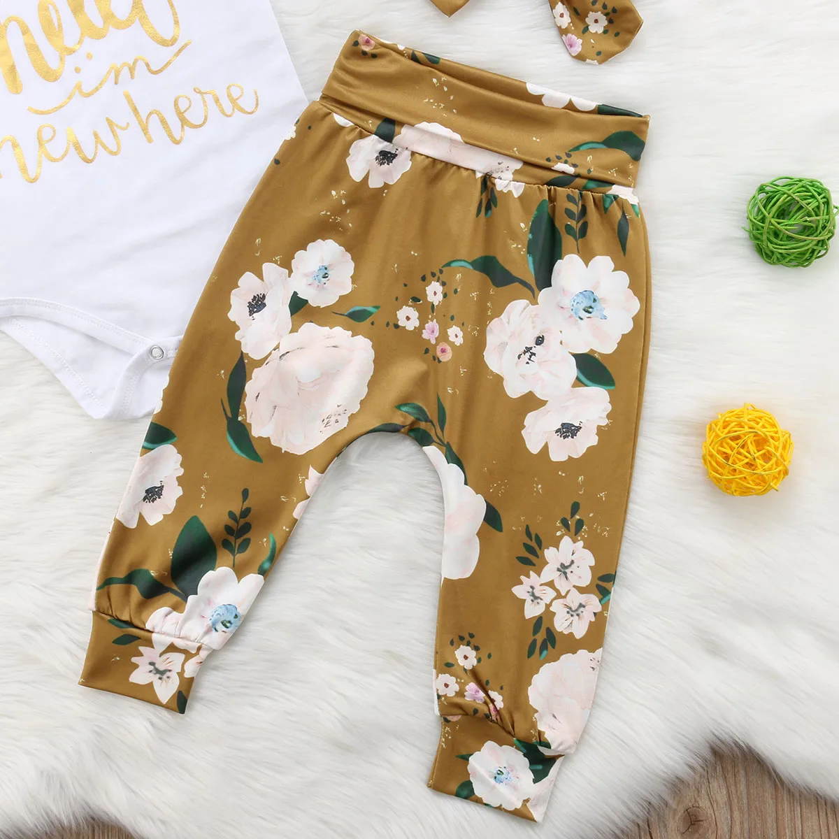 2018 Фирменная Новинка Одежда для новорожденных девочек и малышей комплекты 3 шт.